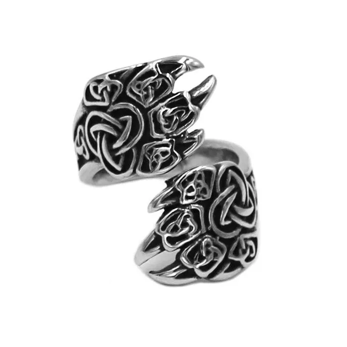 Viking Ring Bear Paw Valhalla Vikings Rings